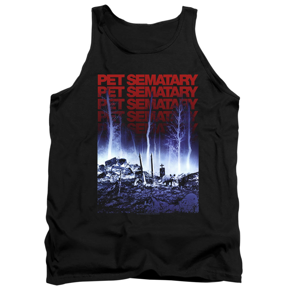 Pet Sematary Sematary Mens Tank Top Shirt Black Officially Licensed