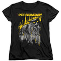 Pet Sematary Decay Womens T Shirt Black Officially Licensed