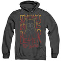 Pet Sematary Dead Is Better Heather Mens Hoodie Black Officially Licensed