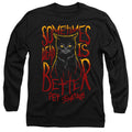 Pet Sematary Dead Is Better Mens Long Sleeve Shirt Black Officially Licensed