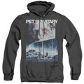 Pet Sematary Poster Art Heather Mens Hoodie Black Officially Licensed