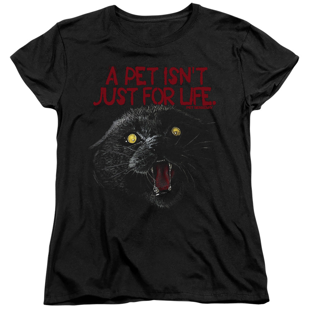 Pet Sematary I Survived Womens T Shirt Black Officially Licensed