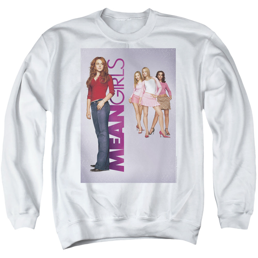 Mean Girls Poster Art Mens Crewneck Sweatshirt White Officially Licensed