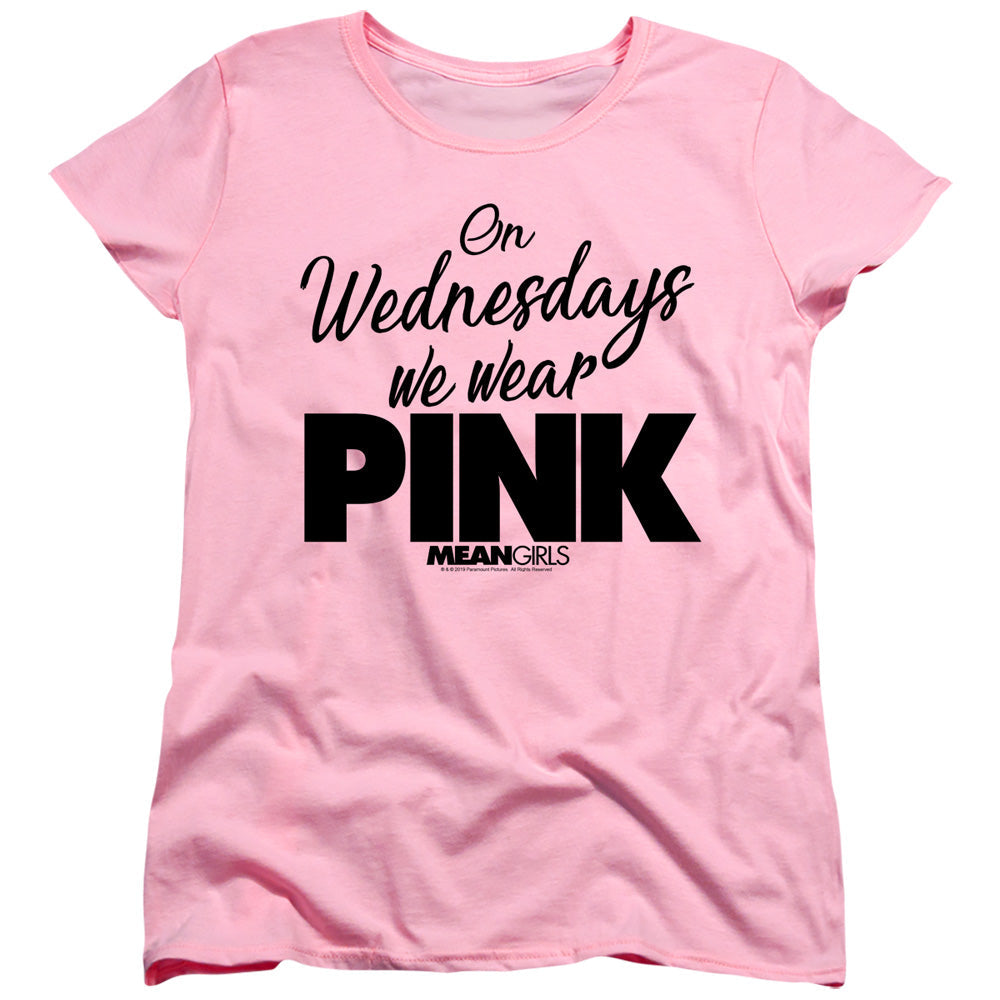 Mean Girls Pink Womens T Shirt Pink Officially Licensed