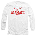 Mean Girls Dramatic Mens Long Sleeve Shirt White Officially Licensed