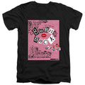 Mean Girls Burn Book Mens Slim Fit V-Neck T Shirt Black Officially Licensed