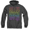 Mean Girls Rainbows And Cake Heather Mens Hoodie Black Officially Licensed