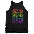Mean Girls Rainbows And Cake Mens Tank Top Shirt Black Officially Licensed