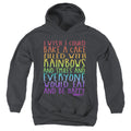 Mean Girls Rainbows And Cake Kids Youth Hoodie Black Officially Licensed