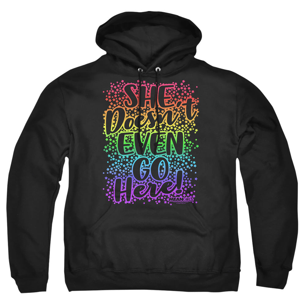 Mean Girls Doesnt Go Here Mens Hoodie Black Officially Licensed