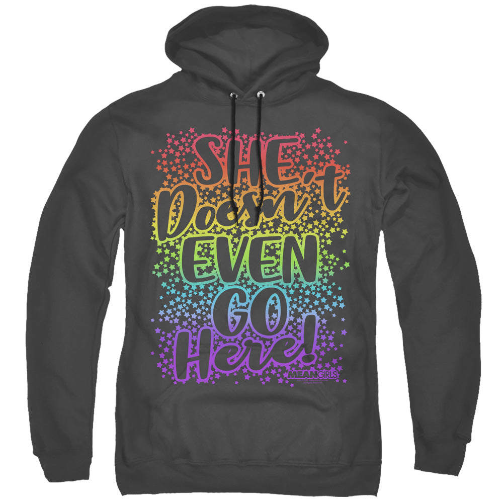 Mean Girls Doesnt Go Here Mens Hoodie Black Officially Licensed