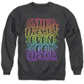 Mean Girls Doesnt Go Here Mens Crewneck Sweatshirt Black Officially Licensed