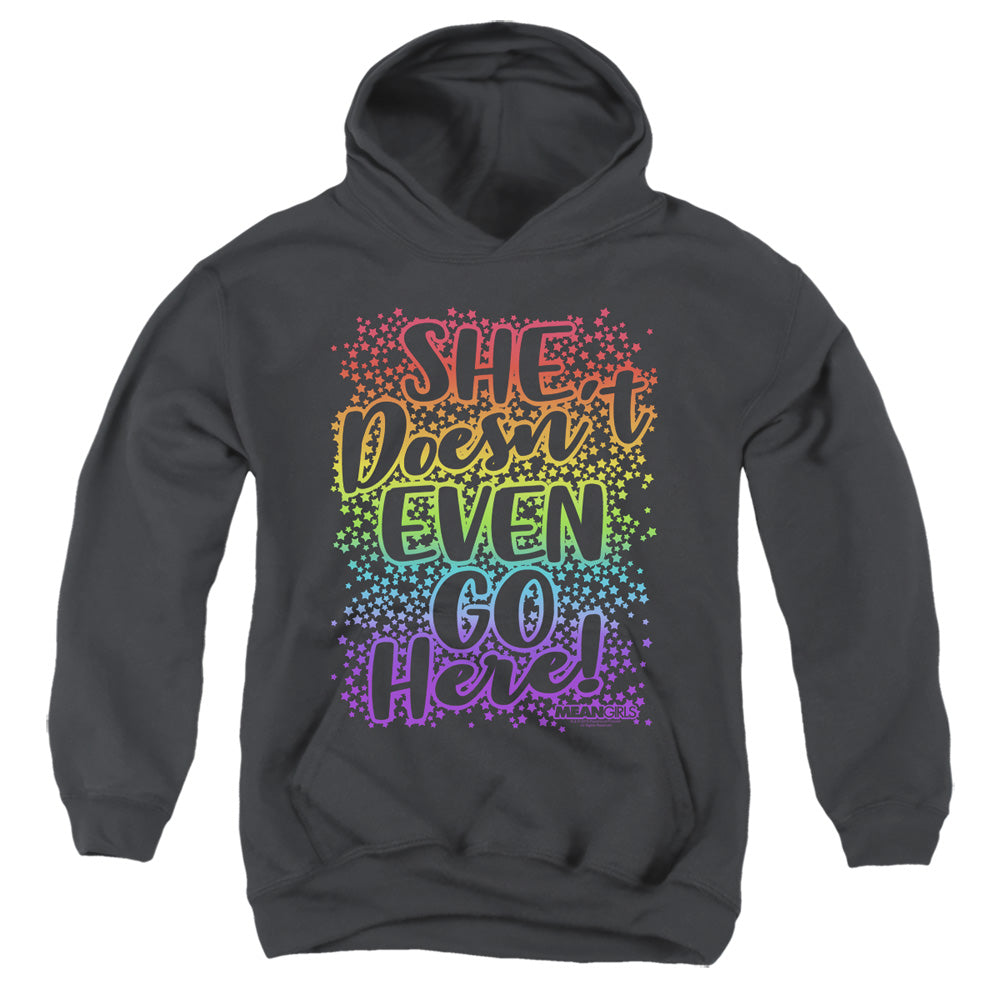Mean Girls Doesnt Go Here Kids Youth Hoodie Black Officially Licensed