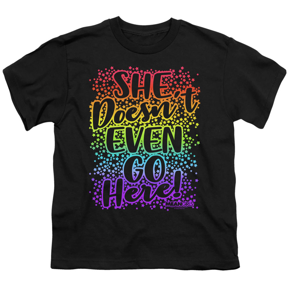 Mean Girls Doesnt Go Here Kids Youth T Shirt Black Officially Licensed