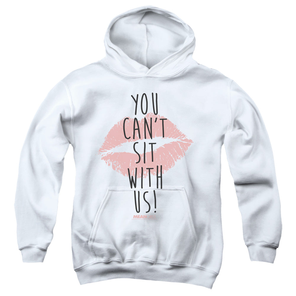 Mean Girls You Cant Sit With Us Kids Youth Hoodie White Officially Licensed