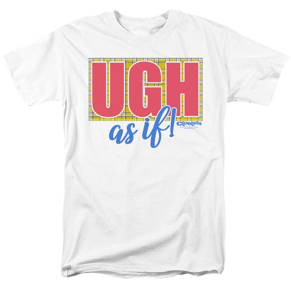 Clueless Ugh As If Mens T Shirt White Officially Licensed