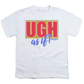 Clueless Ugh As If Kids Youth T Shirt White Officially Licensed