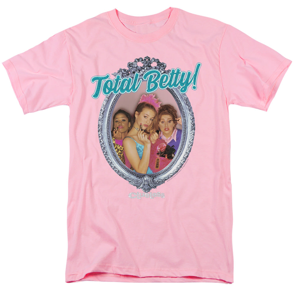 Clueless Total Betty Mens T Shirt Pink Officially Licensed
