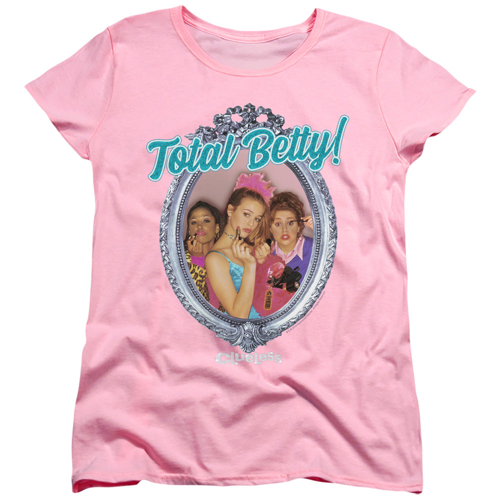 Clueless Total Betty Womens T Shirt Pink Officially Licensed