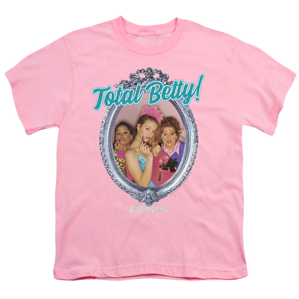 Clueless Total Betty Kids Youth T Shirt Pink Officially Licensed