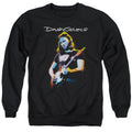 David Gilmour Guitar Gilmour Mens Crewneck Sweatshirt Black Officially Licensed