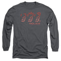 The Police Ghost In The Machine Mens Long Sleeve Shirt Charcoal Officially Licensed