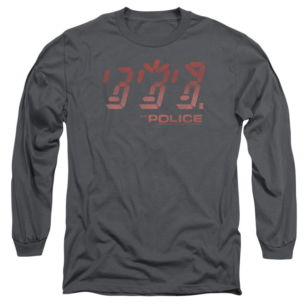 The Police Ghost In The Machine Mens Long Sleeve Shirt Charcoal Officially Licensed