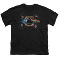 Pink Floyd Dark Side Heads Kids Youth T Shirt Black