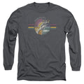 Pink Floyd Welcome To The Machine Mens Long Sleeve Shirt Charcoal