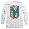 Genesis Land Of Confusion Mens Long Sleeve Shirt White Officially Licensed