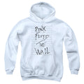 Roger Waters The Wall 2 Kids Youth Hoodie White