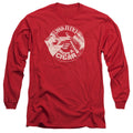 Pink Floyd Just A Cigar Mens Long Sleeve Shirt Red