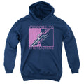 Pink Floyd Welcome To The Machine Kids Youth Hoodie Navy Blue