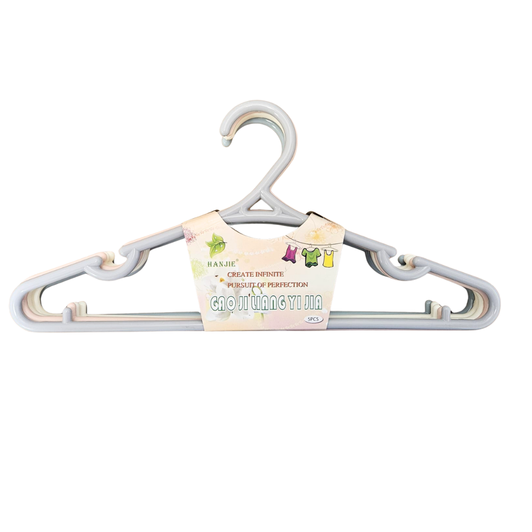 Plastic Hangers, 5 pack (AA2023‑10‑045)