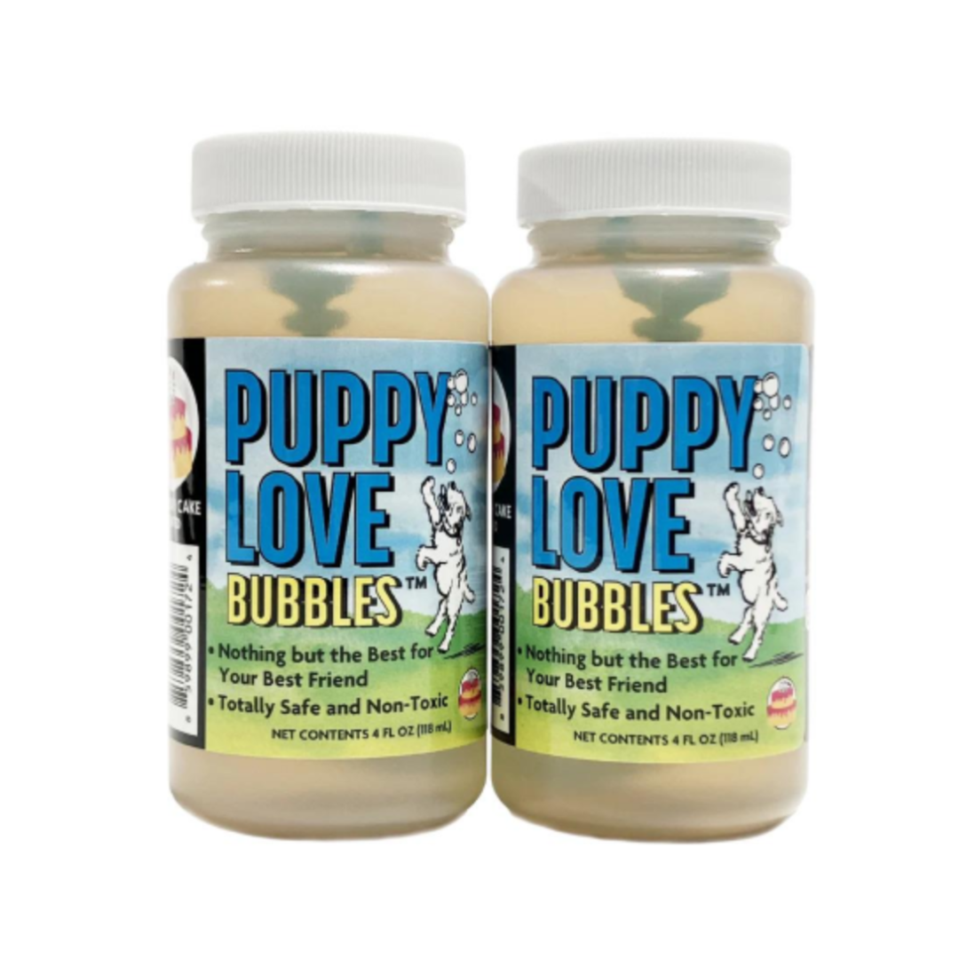 Puppy Love Bubbles Birthday Cake