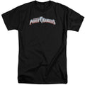 Power Rangers New Logo Mens Tall T Shirt Black Officially Licensed