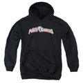 Power Rangers New Logo Kids Youth Hoodie Black Officially Licensed