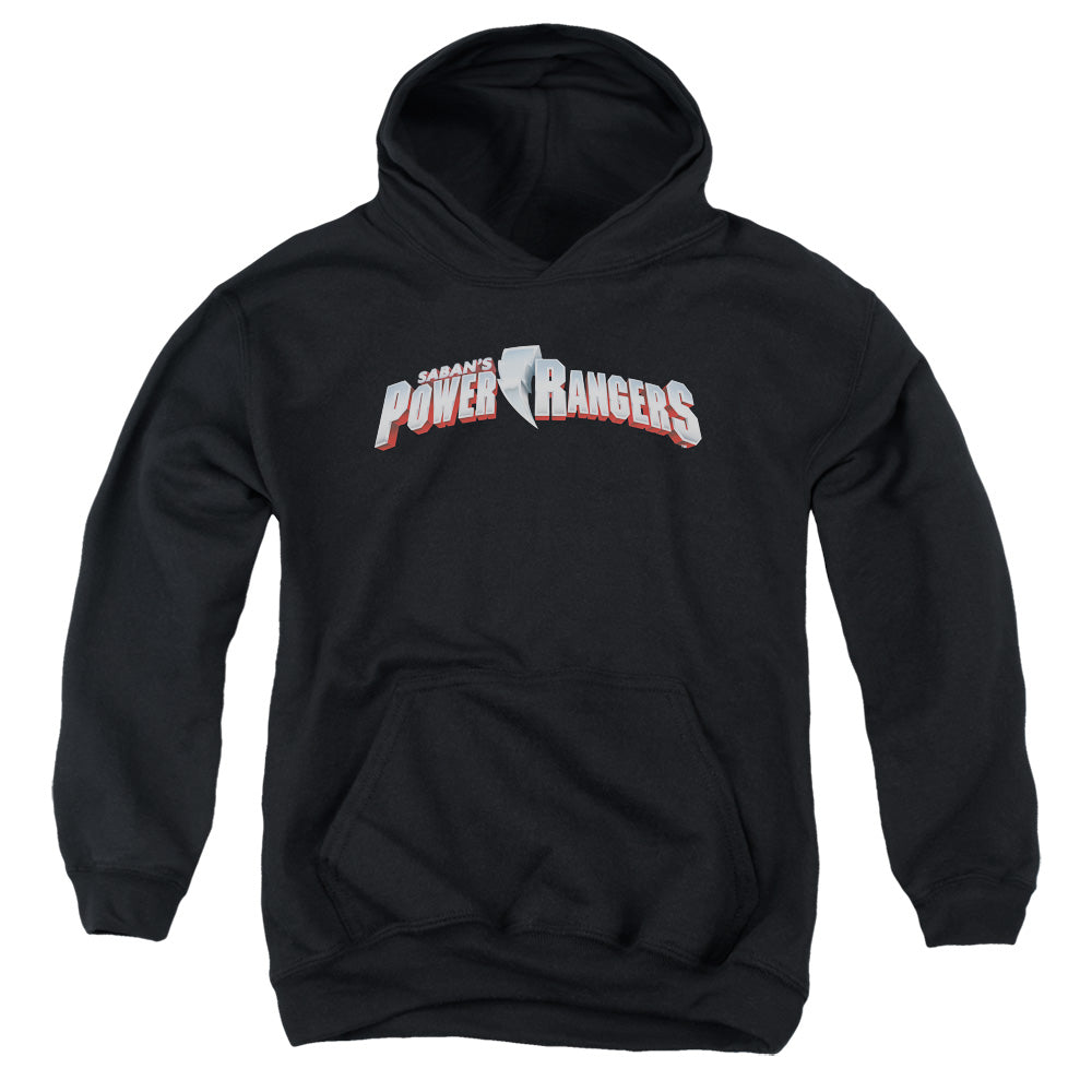 Power Rangers New Logo Kids Youth Hoodie Black Officially Licensed
