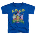 Power Rangers Go Go Toddler Kids Youth T Shirt Royal Blue Officially Licensed