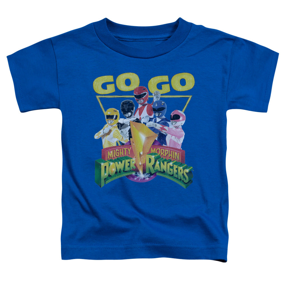 Power Rangers Go Go Toddler Kids Youth T Shirt Royal Blue Officially Licensed