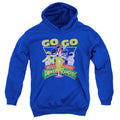 Power Rangers Go Go Kids Youth Hoodie Royal Blue Officially Licensed