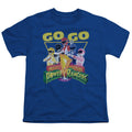 Power Rangers Go Go Kids Youth T Shirt Royal Blue Officially Licensed