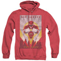 Power Rangers Red Deco Heather Mens Hoodie Red Officially Licensed