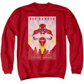Power Rangers Red Deco Mens Crewneck Sweatshirt Red Officially Licensed