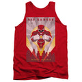 Power Rangers Red Deco Mens Tank Top Shirt Red Officially Licensed