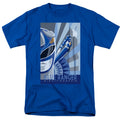 Power Rangers Blue Ranger Deco Mens T Shirt Royal Blue Officially Licensed