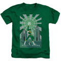 Power Rangers Green Ranger Deco Juvenile Kids Youth T Shirt Kelly Green Officially Licensed