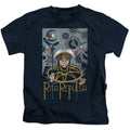 Power Rangers Rita Deco Juvenile Kids Youth T Shirt Navy Blue Officially Licensed