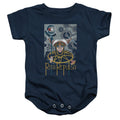 Power Rangers Rita Deco Infant Baby Snapsuit Navy Blue Officially Licensed