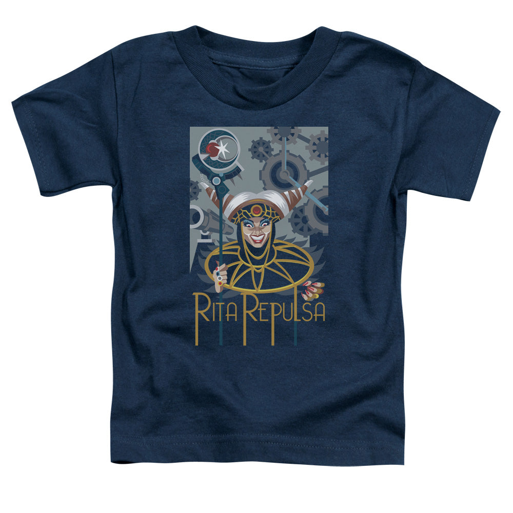 Power Rangers Rita Deco Toddler Kids Youth T Shirt Navy Blue Officially Licensed